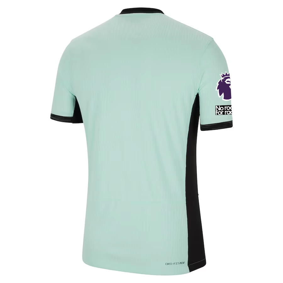 Nike Chelsea Authentic Match Vaporknit Third Jersey w/ EPL   No Room For Racism Patches 23/24 (Mint Foam/Black)