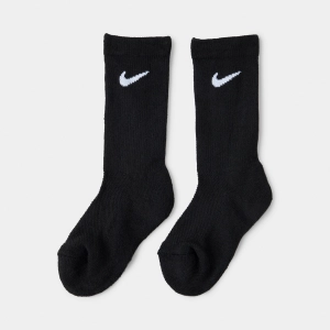 Nike Children's Mesh & Cushion Crew Socks (6 Pack) / Black