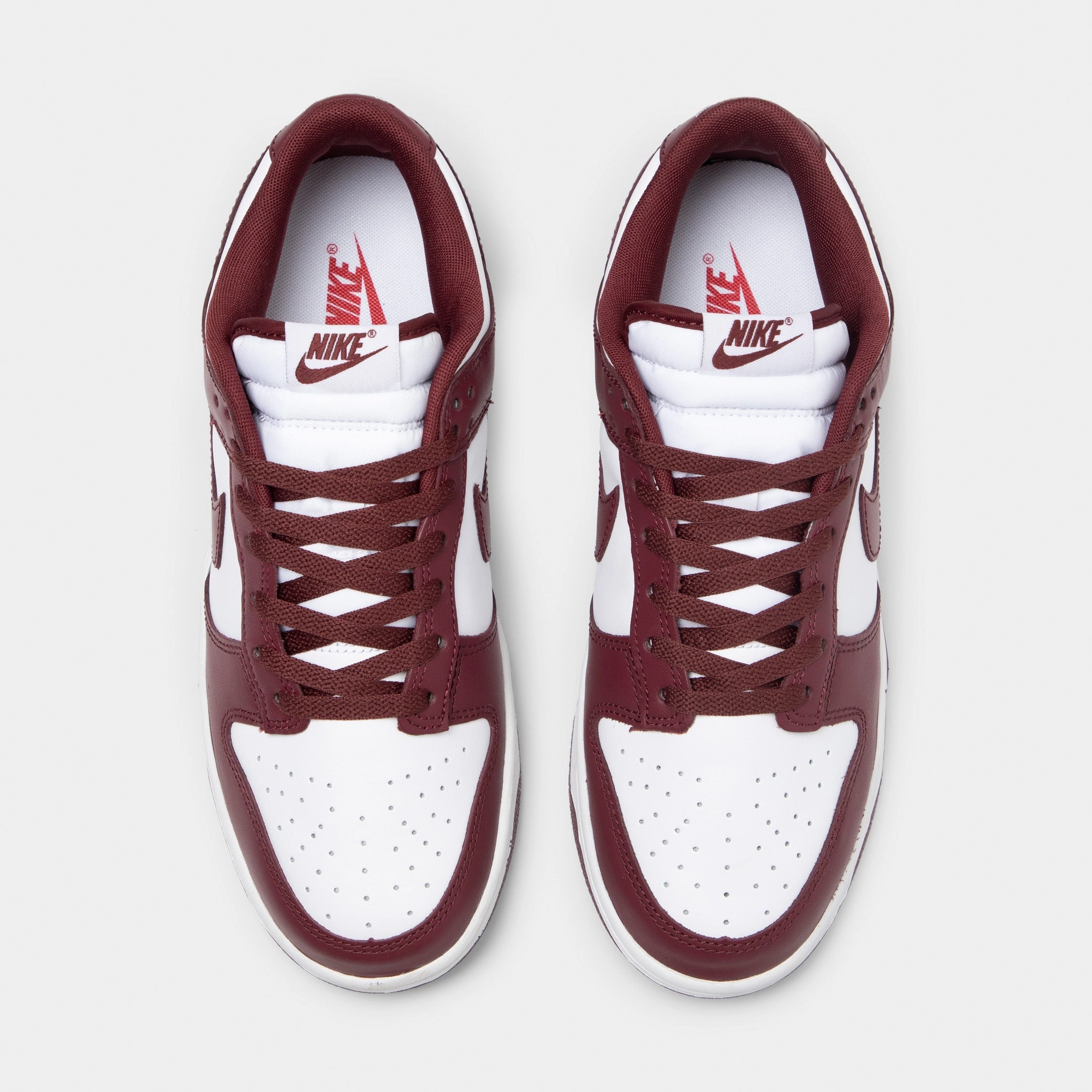 Nike Dunk Low Retro White / Redwood - Gym Red