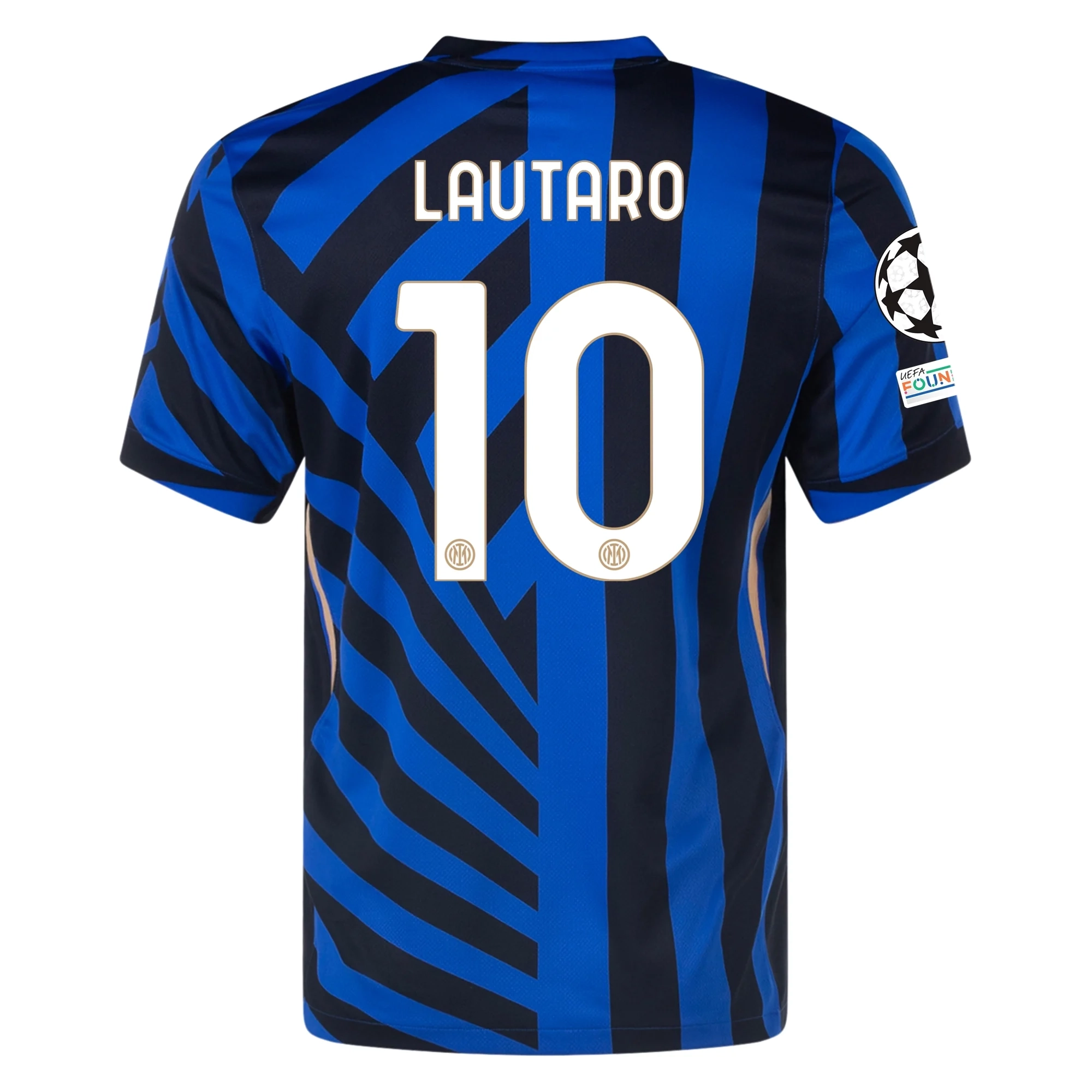 Nike Inter Milan Lautaro Martínez Home Jersey w/ Champions League   Scudetto Patch 24/25 (Lyon Blue/Black)