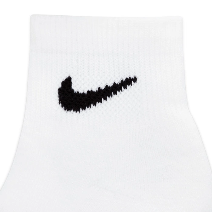 NIKE KID'S CUSHIONS ANKLE 3 PACKS WHITE SOCKS
