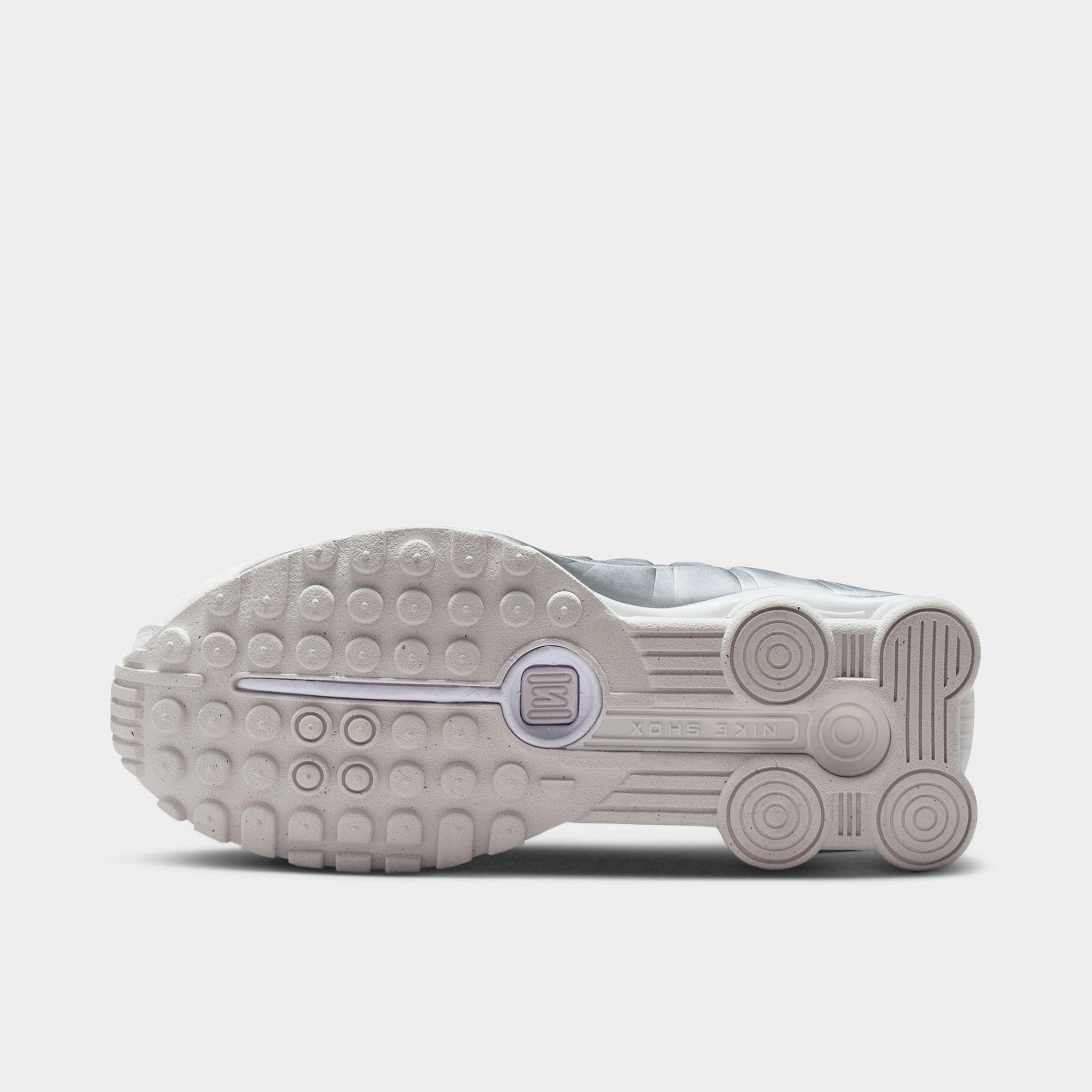 Nike Shox R4 GS White / Metallic Silver - White