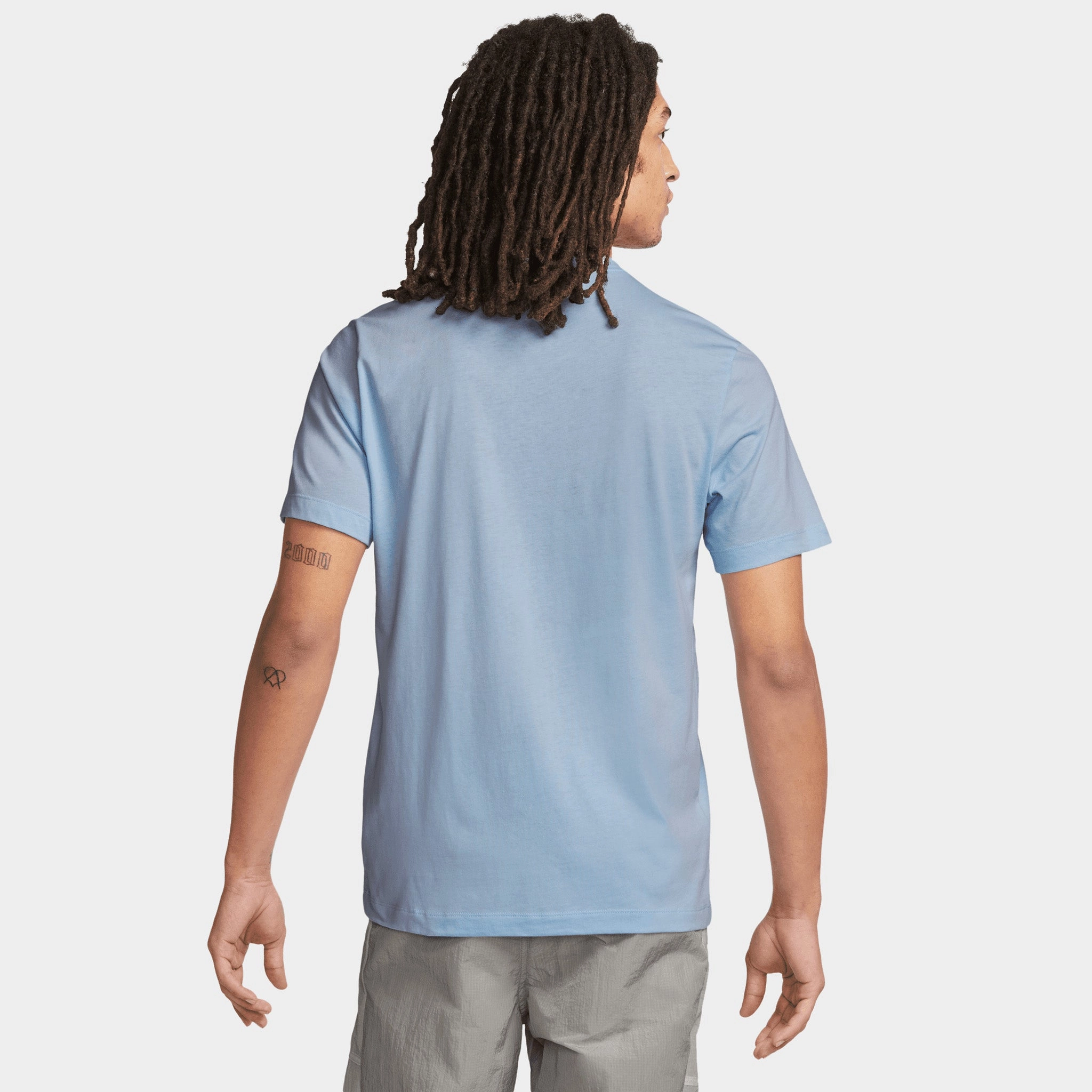 Nike Sportswear Brand Mark T-shirt Light Marine / Dark Marina Blue - White