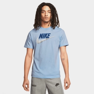 Nike Sportswear Brand Mark T-shirt Light Marine / Dark Marina Blue - White