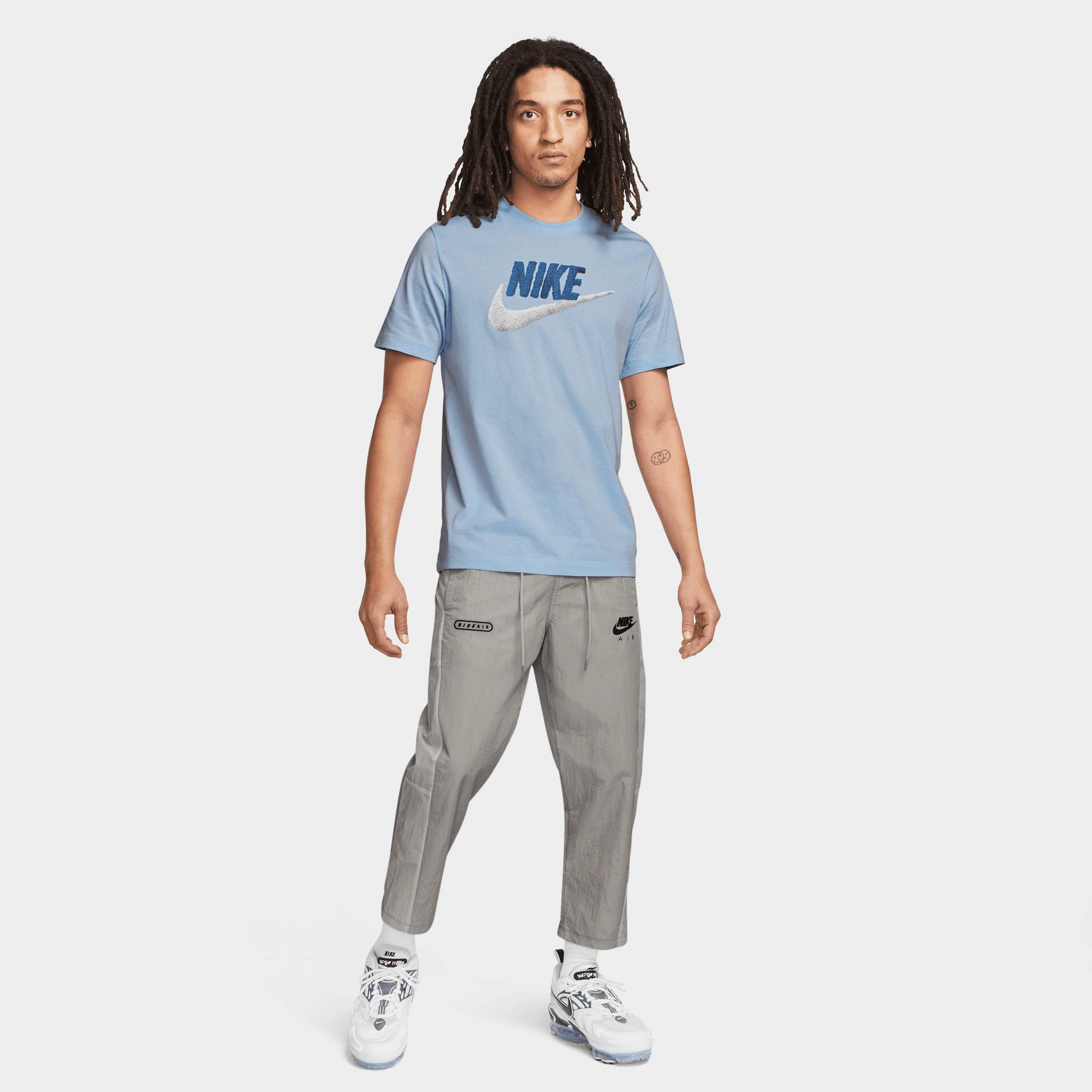 Nike Sportswear Brand Mark T-shirt Light Marine / Dark Marina Blue - White