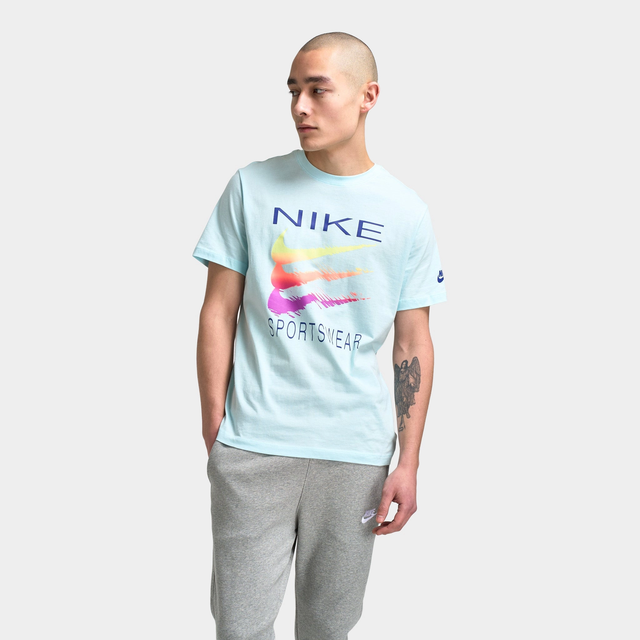 Nike Sportswear Swoosh T-Shirt / Glacier Blue
