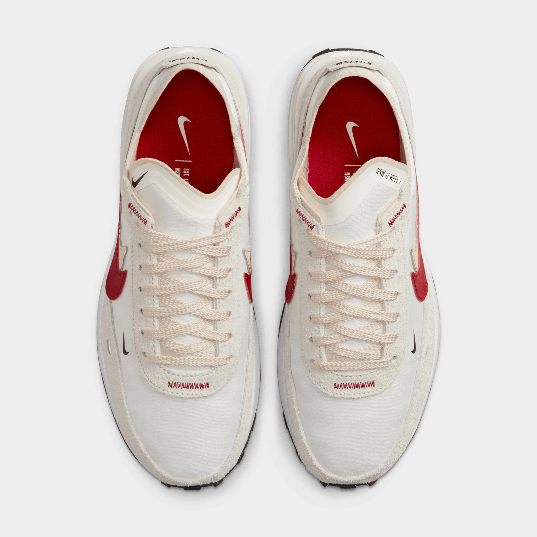 Nike Women's Waffle One SE Sail / Gym Red - Pearl White