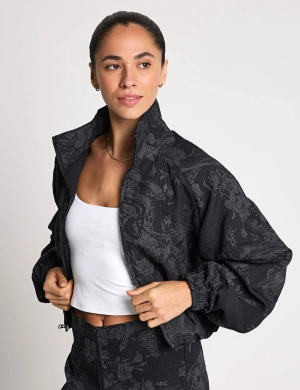 Sportswear Collection Jacquard Track Jacket - Black/Anthracite