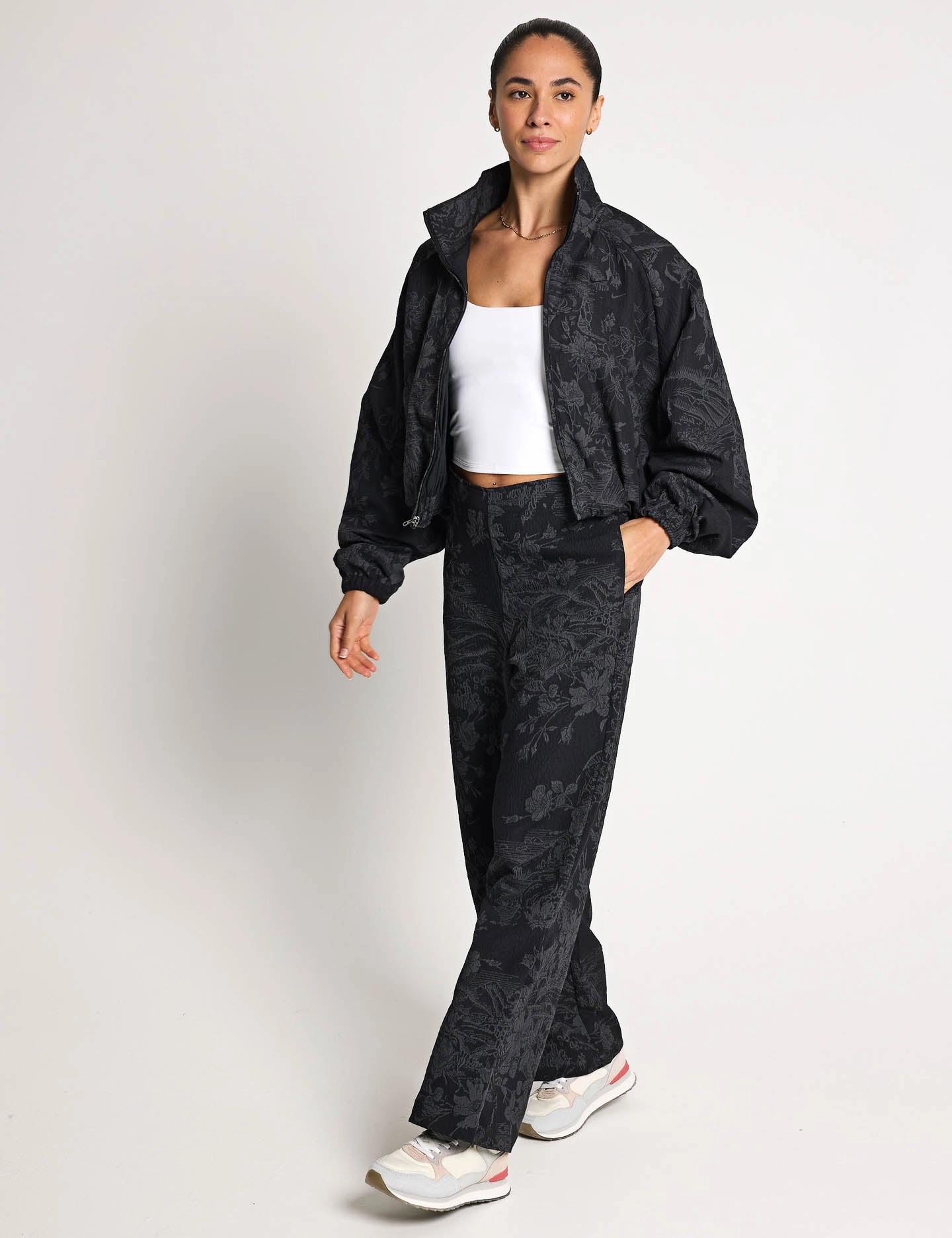 Sportswear Collection Jacquard Track Jacket - Black/Anthracite