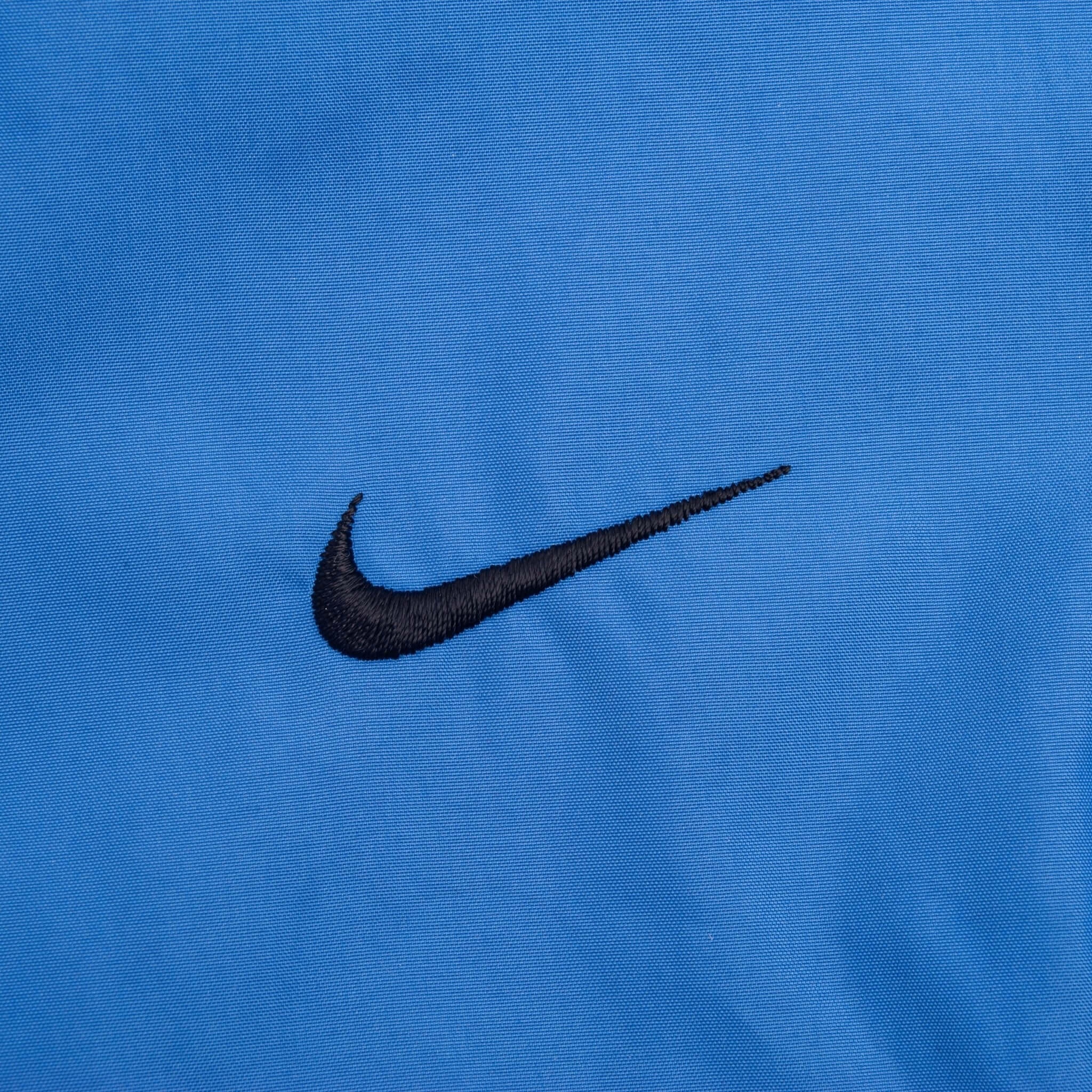 VINTAGE NIKE CLASSIC BLUE WINDBREAKER JACKET 2000S SIZE MEDIUM