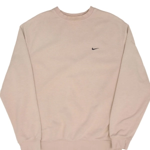 VINTAGE NIKE CLASSIC SWOOSH BEIGE SWEATSHIRT 2000S SIZE LARGE
