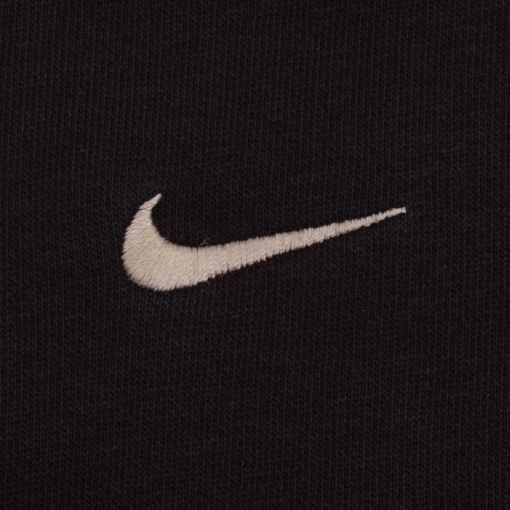 VINTAGE NIKE CLASSIC SWOOSH BLACK SWEATSHIRT 2000S SIZE 2XL