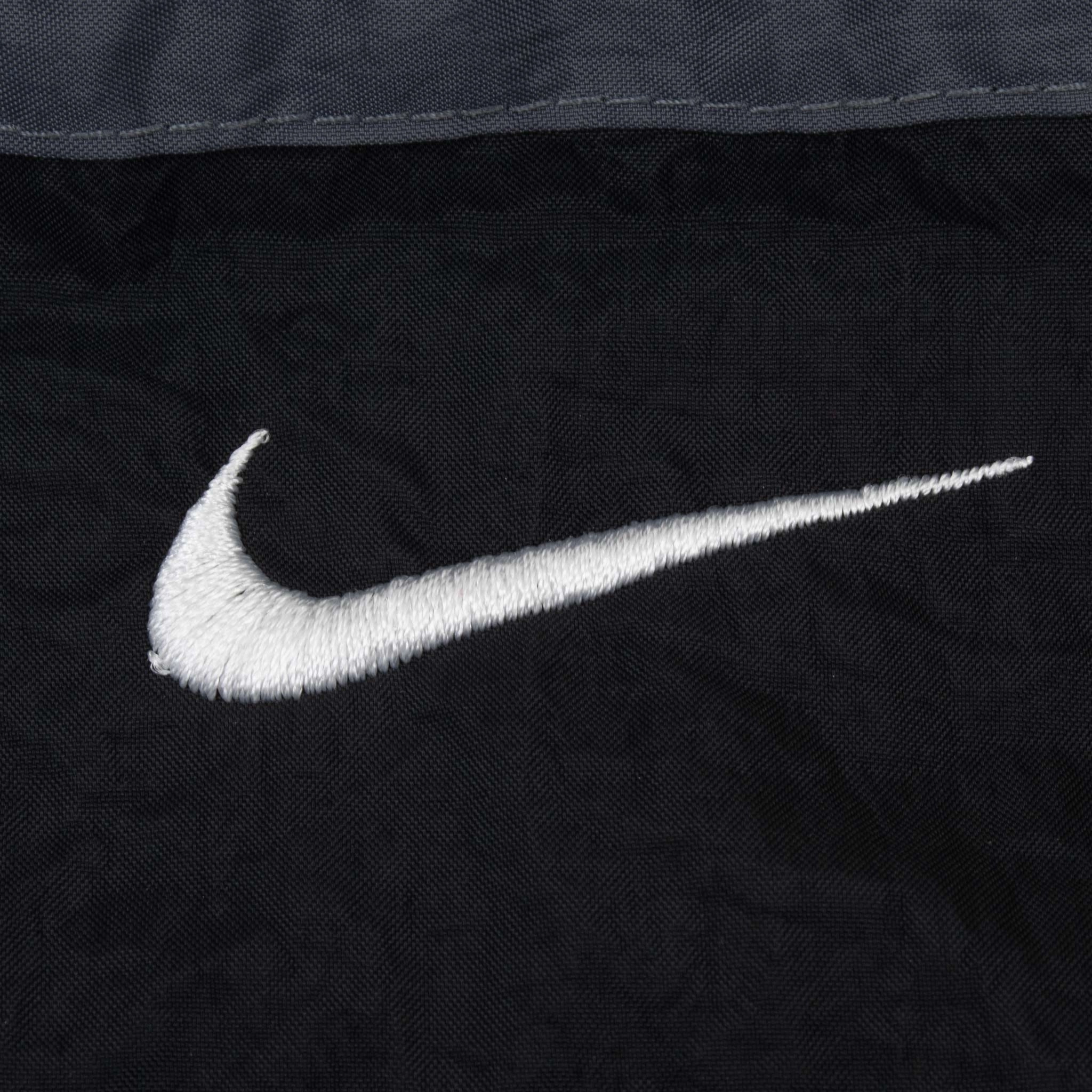 VINTAGE NIKE CLASSIC SWOOSH BLACK WINDBREAKER JACKET 1990S SIZE LARGE