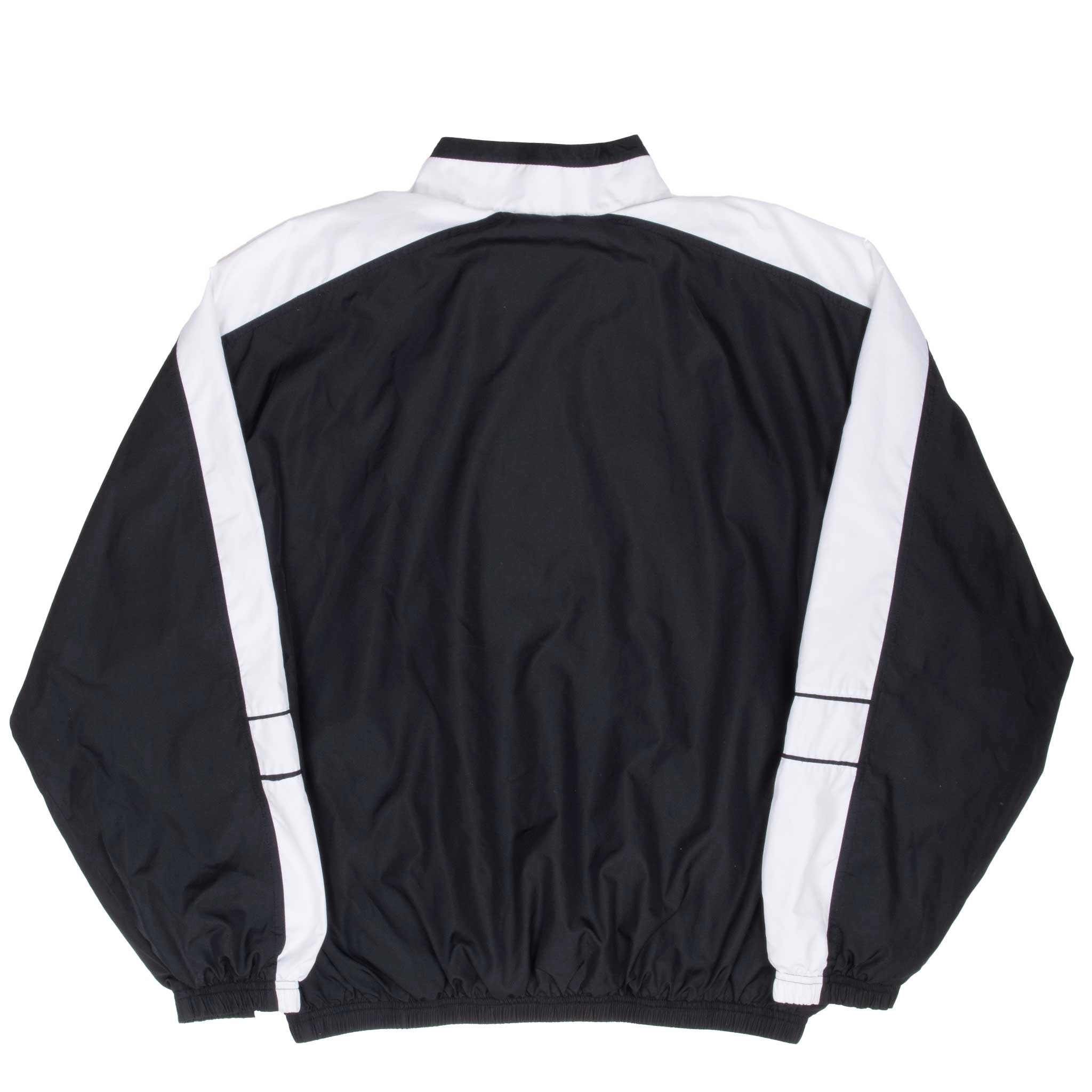 VINTAGE NIKE CLASSIC SWOOSH BLACK WINDBREAKER JACKET 2000S LARGE