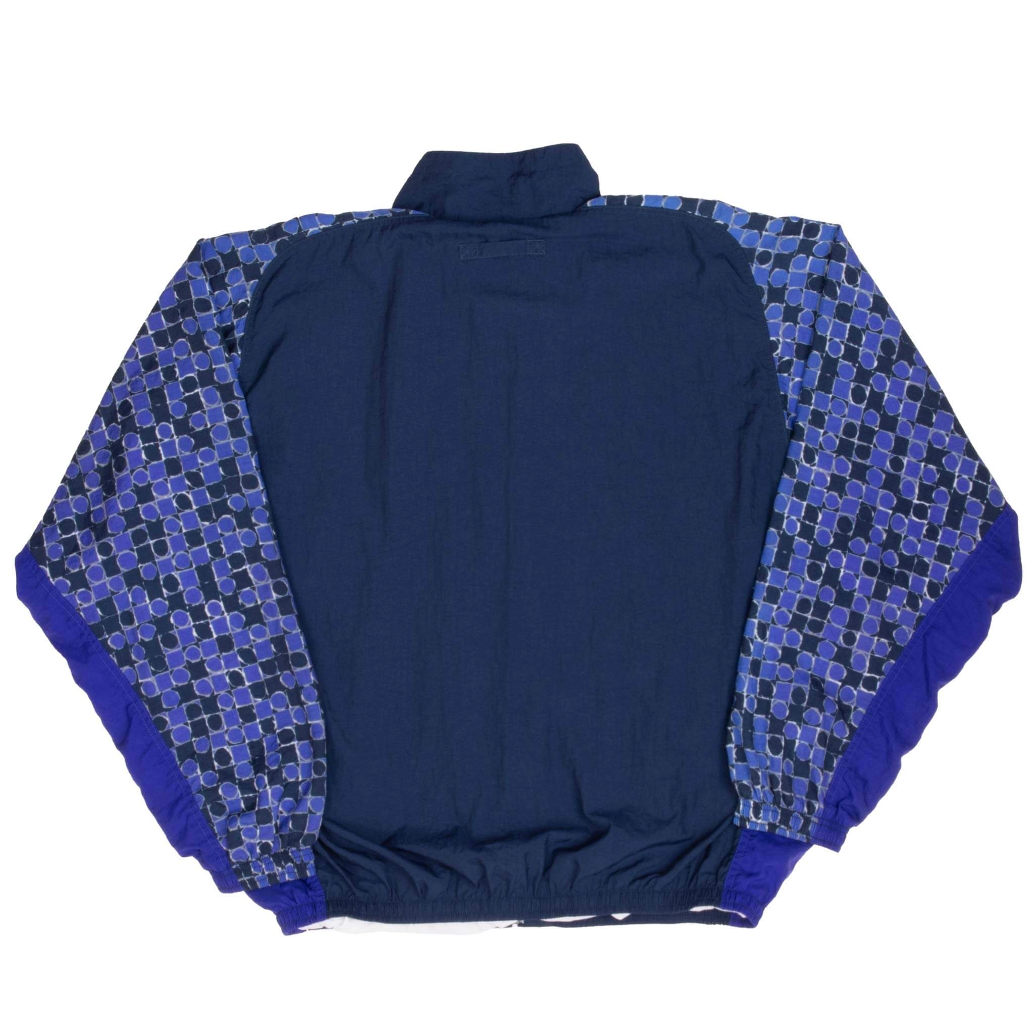 VINTAGE NIKE CLASSIC SWOOSH BLUE WINDBREAKER WOMAN JACKET 1990S SIZE MEDIUM