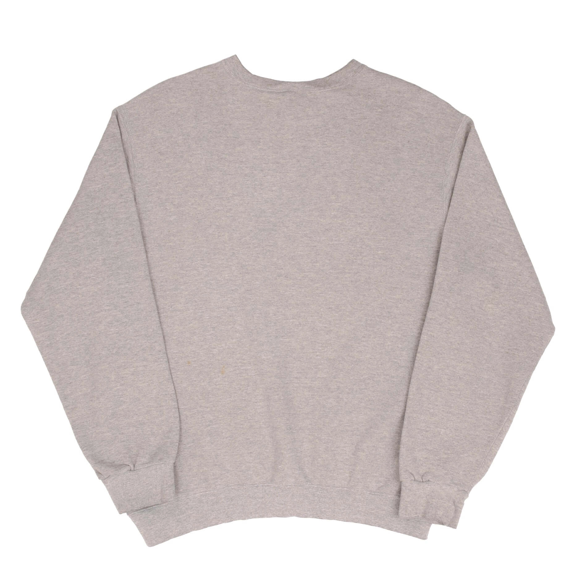 VINTAGE NIKE CLASSIC SWOOSH GRAY SWEATSHIRT 2000S SIZE MEDIUM