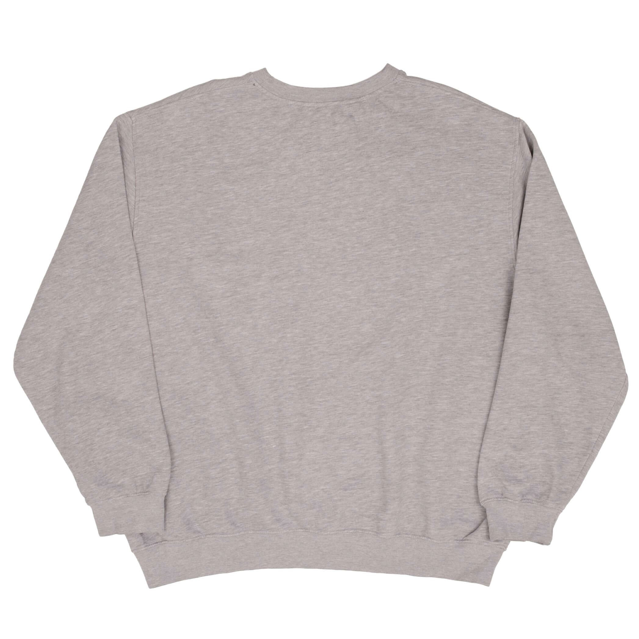 VINTAGE NIKE CLASSIC SWOOSH GREY SWEATSHIRT 2000S SIZE 2XL