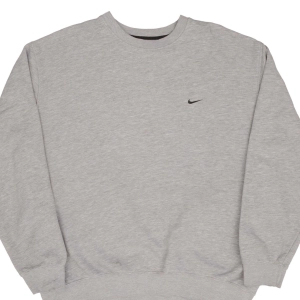 VINTAGE NIKE CLASSIC SWOOSH GREY SWEATSHIRT 2000S SIZE 2XL