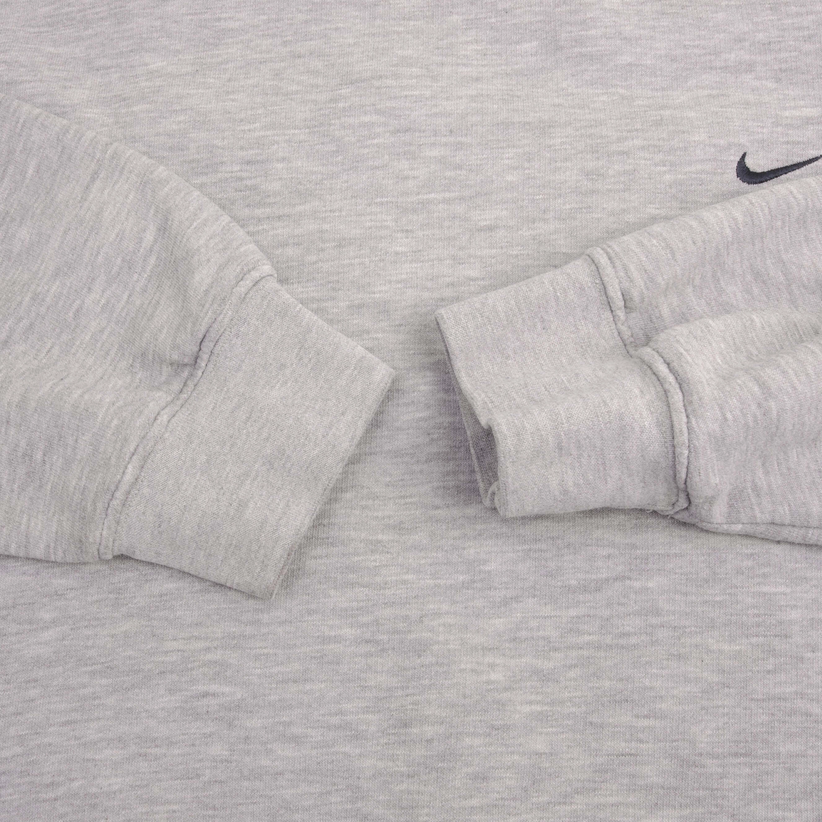 VINTAGE NIKE CLASSIC SWOOSH GREY SWEATSHIRT 2000S SIZE XL
