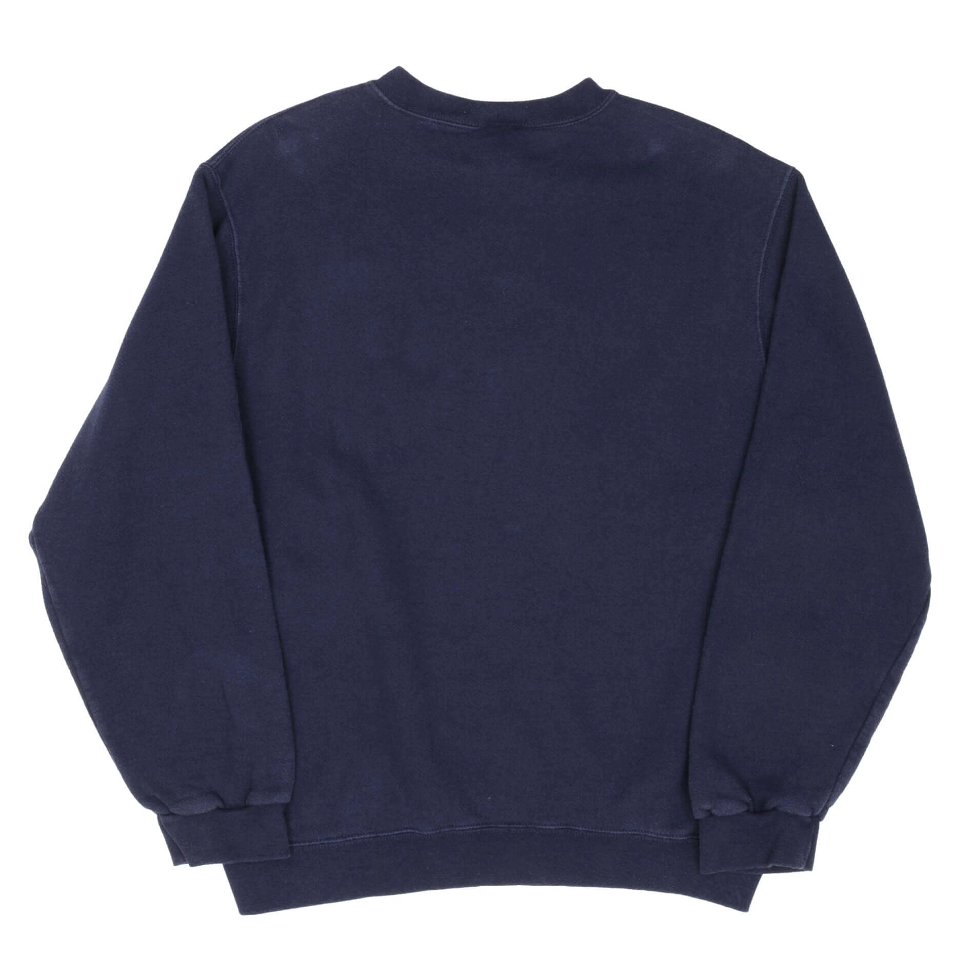 VINTAGE NIKE CLASSIC SWOOSH NAVY BLUE SWEATSHIRT 2000S SIZE MEDIUM