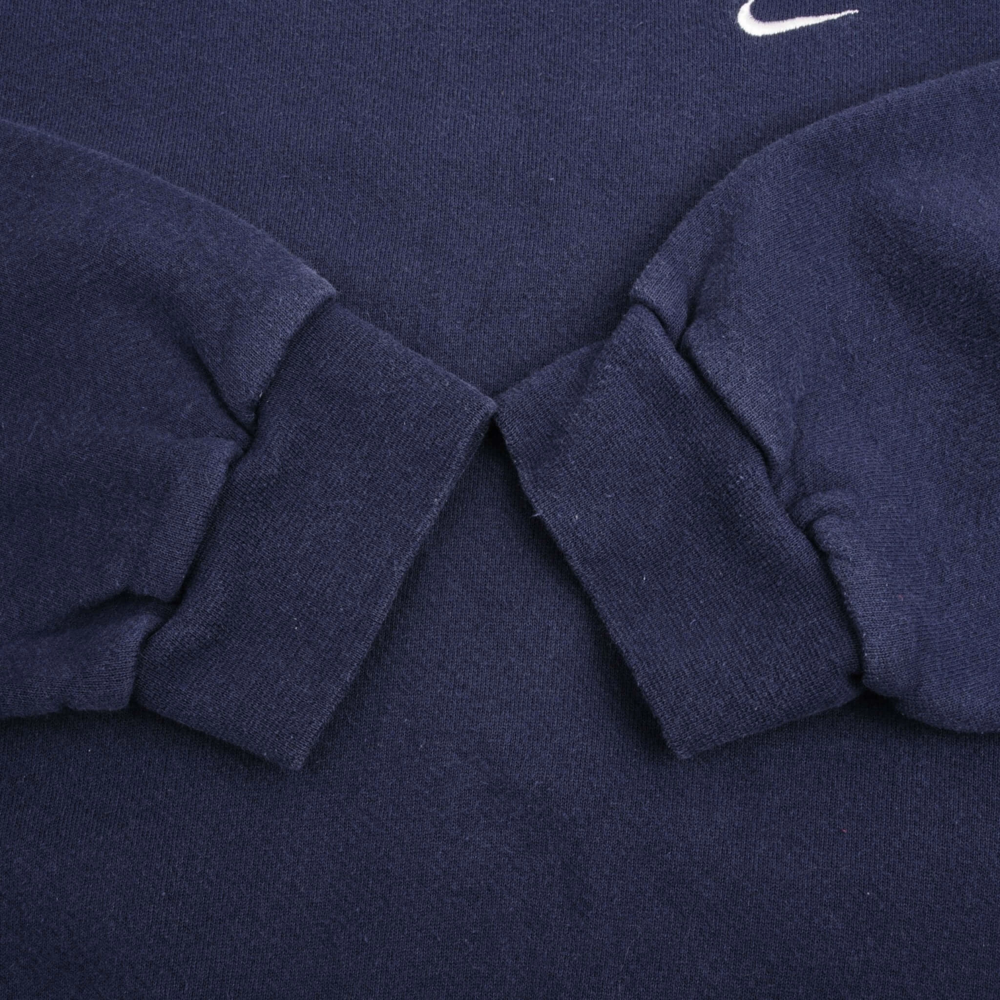 VINTAGE NIKE CLASSIC SWOOSH NAVY BLUE SWEATSHIRT 2000S SIZE MEDIUM