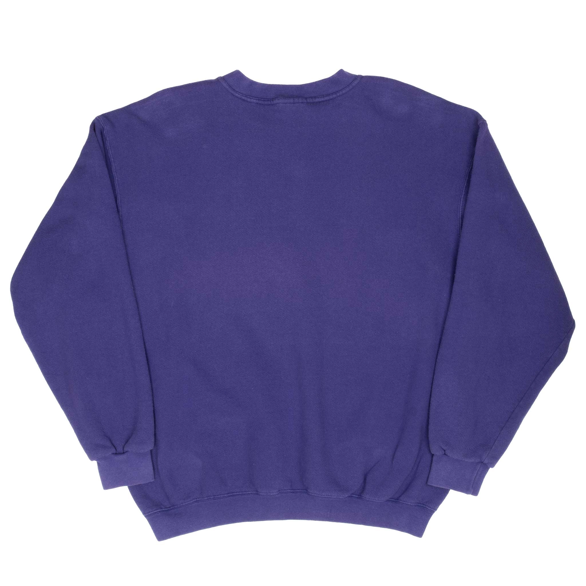 VINTAGE NIKE CLASSIC SWOOSH PURPLE SWEATSHIRT 1990S LARGE MADE IN USA