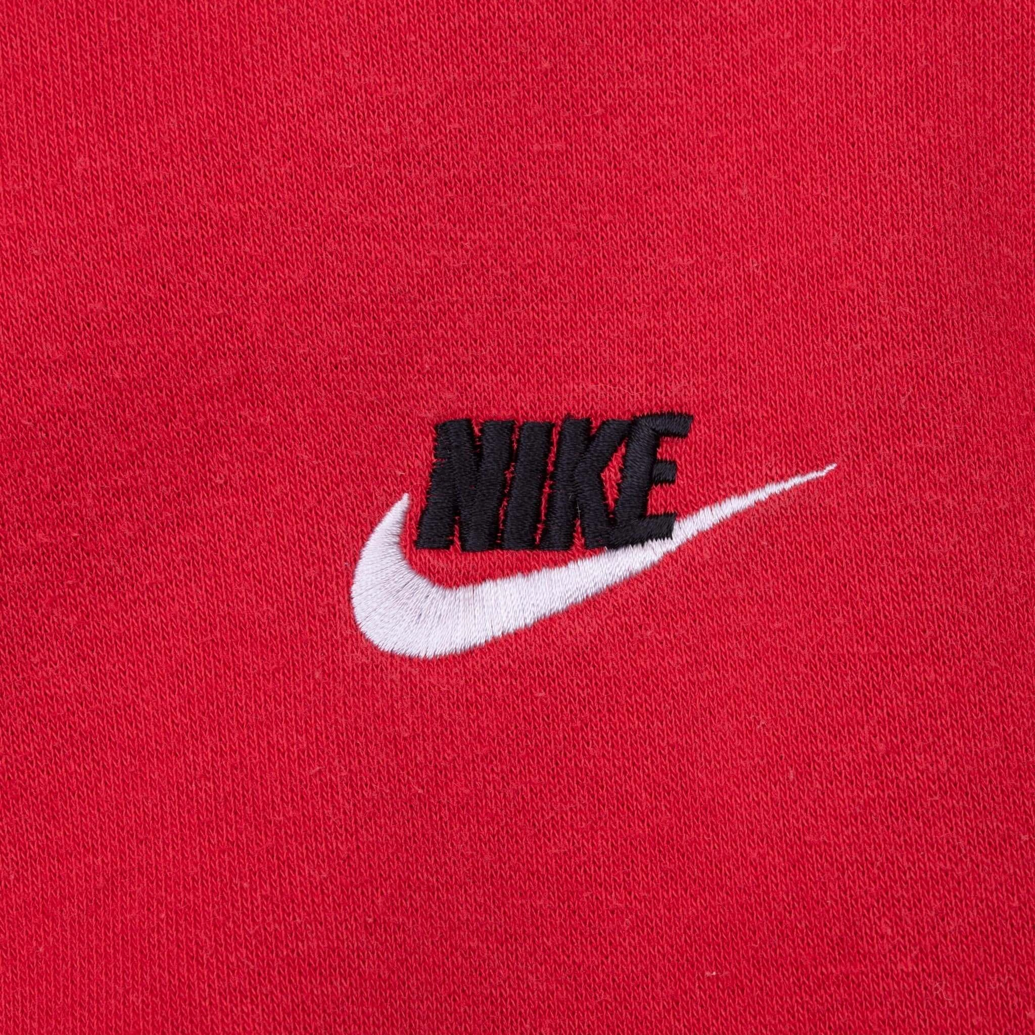VINTAGE NIKE CLASSIC SWOOSH RED HOODIE SWEATSHIRT 2000S XL