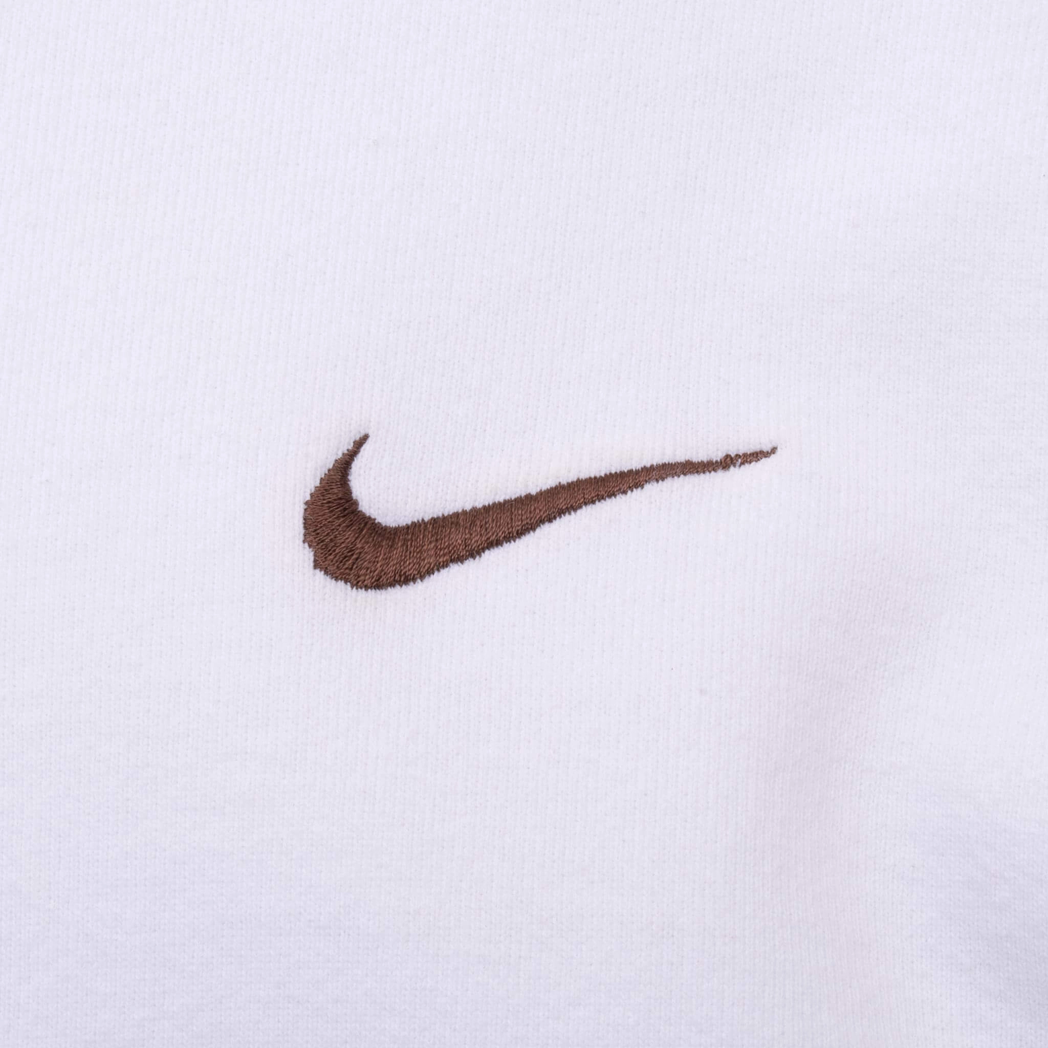 VINTAGE NIKE CLASSIC SWOOSH WHITE SWEATSHIRT 1990S XL MADE IN USA