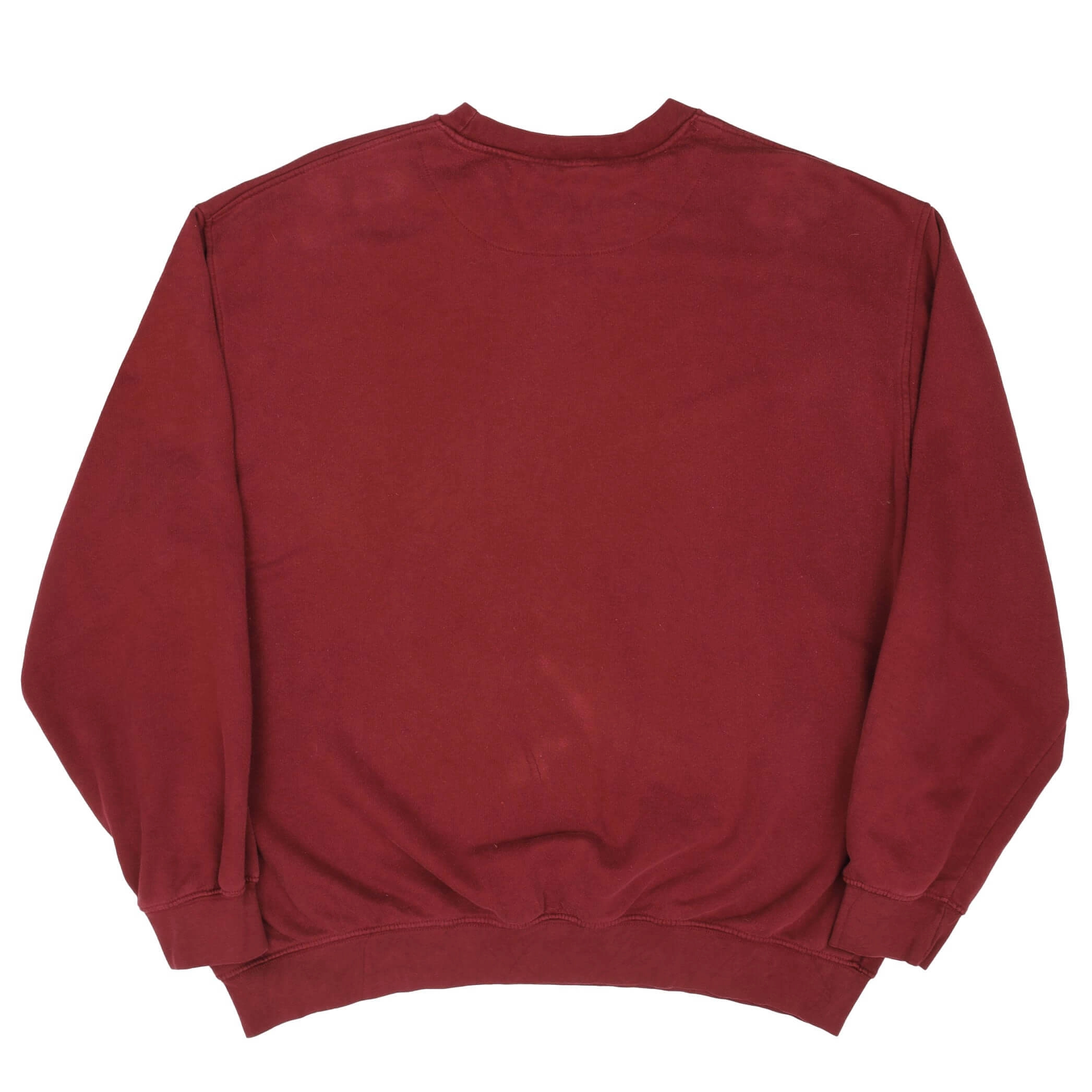 VINTAGE RED BURGUNDY NIKE CLASSIC SWOOSH SWEATSHIRT 2000S SIZE 2XL