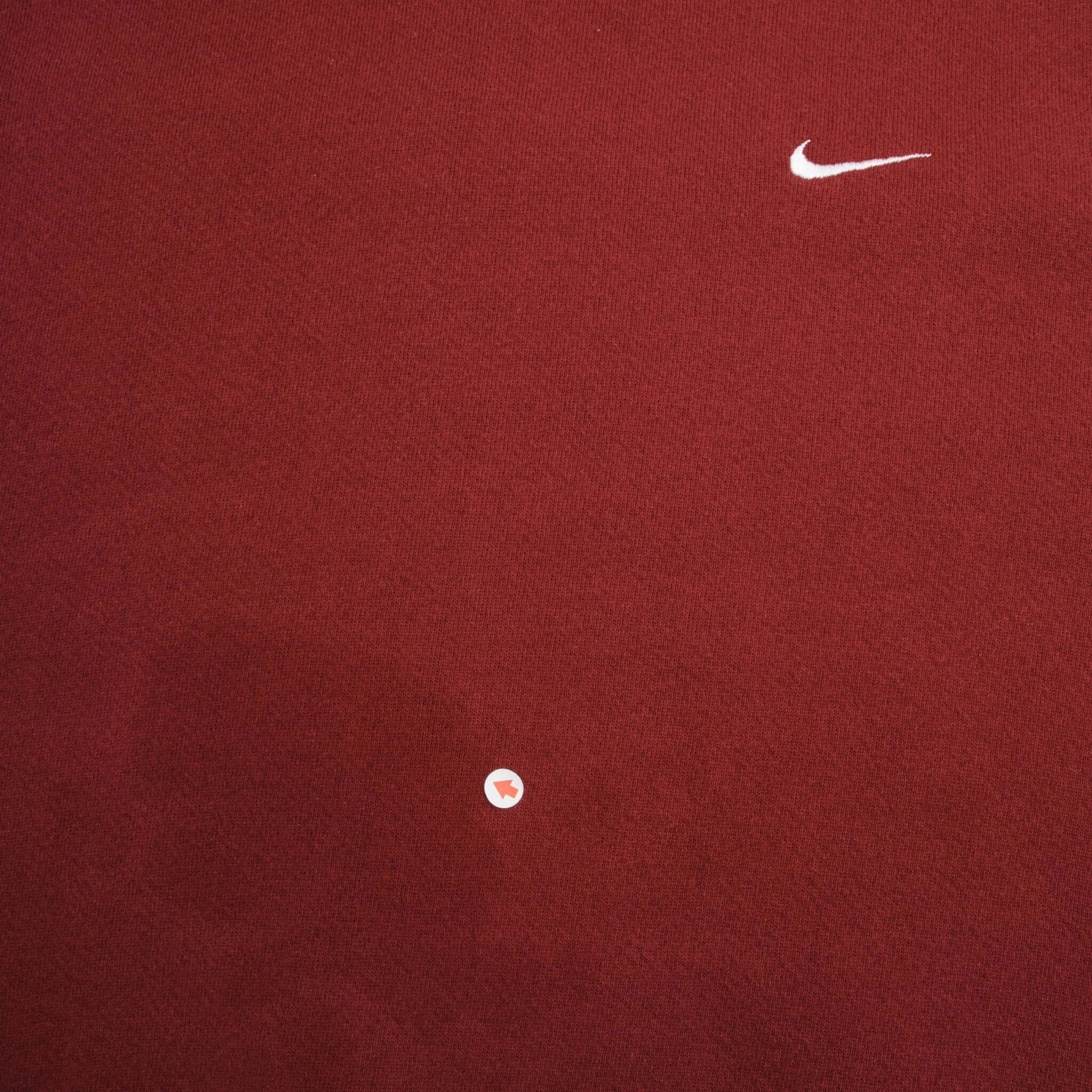 VINTAGE RED BURGUNDY NIKE CLASSIC SWOOSH SWEATSHIRT 2000S SIZE LARGE