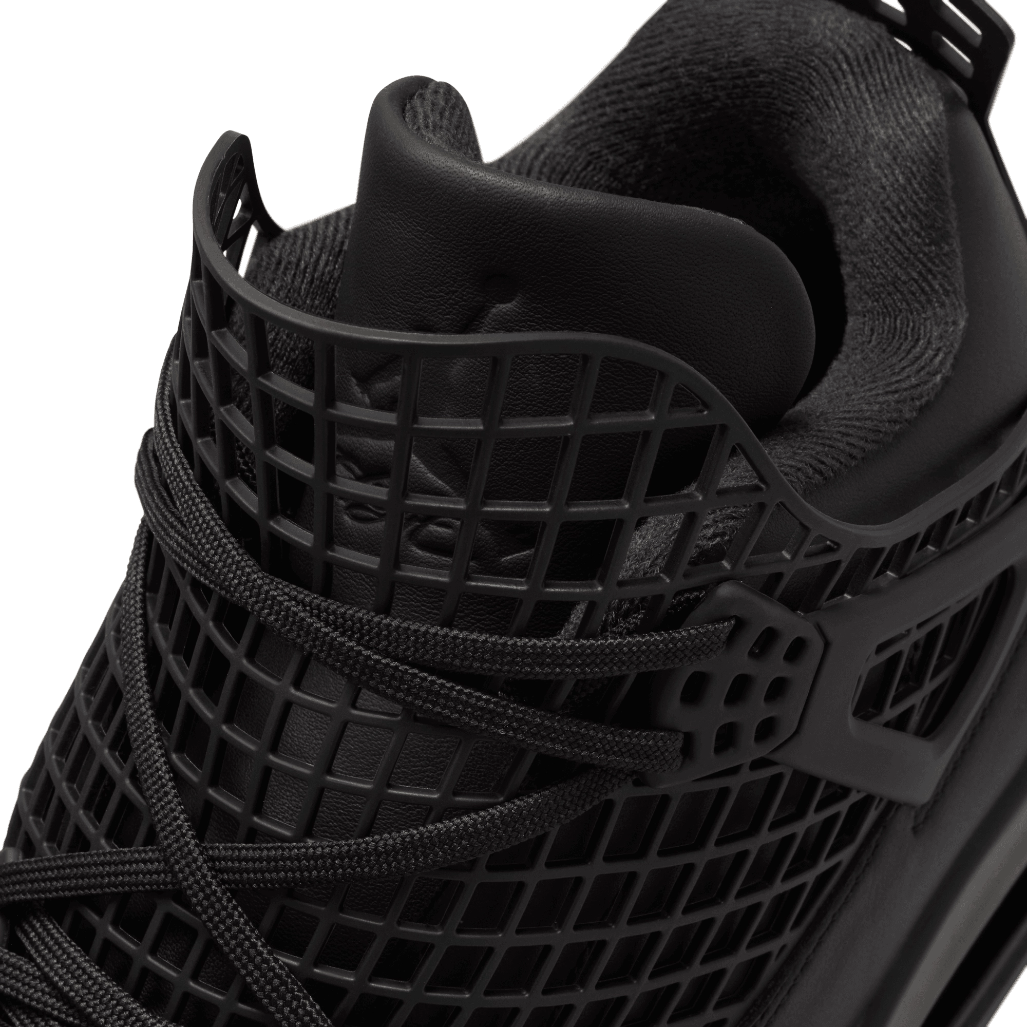 Wmns Air Jordan 4 Net 'Triple Black'