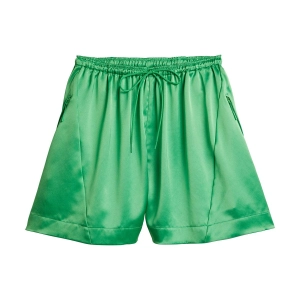 Wmns Classic Tech Silk Shorts 'Semi Flash Green'