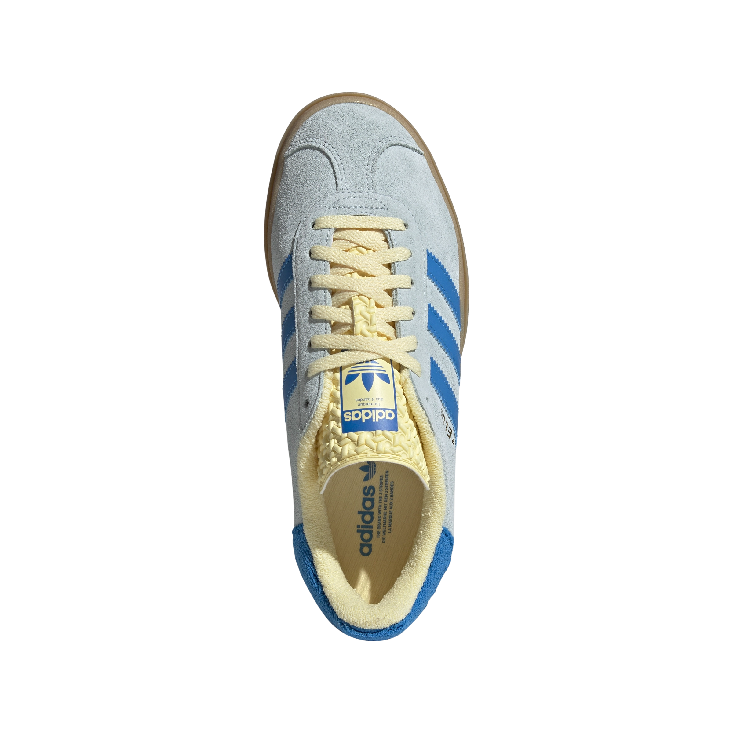 Wmns Gazelle Bold 'Almost Blue Yellow'