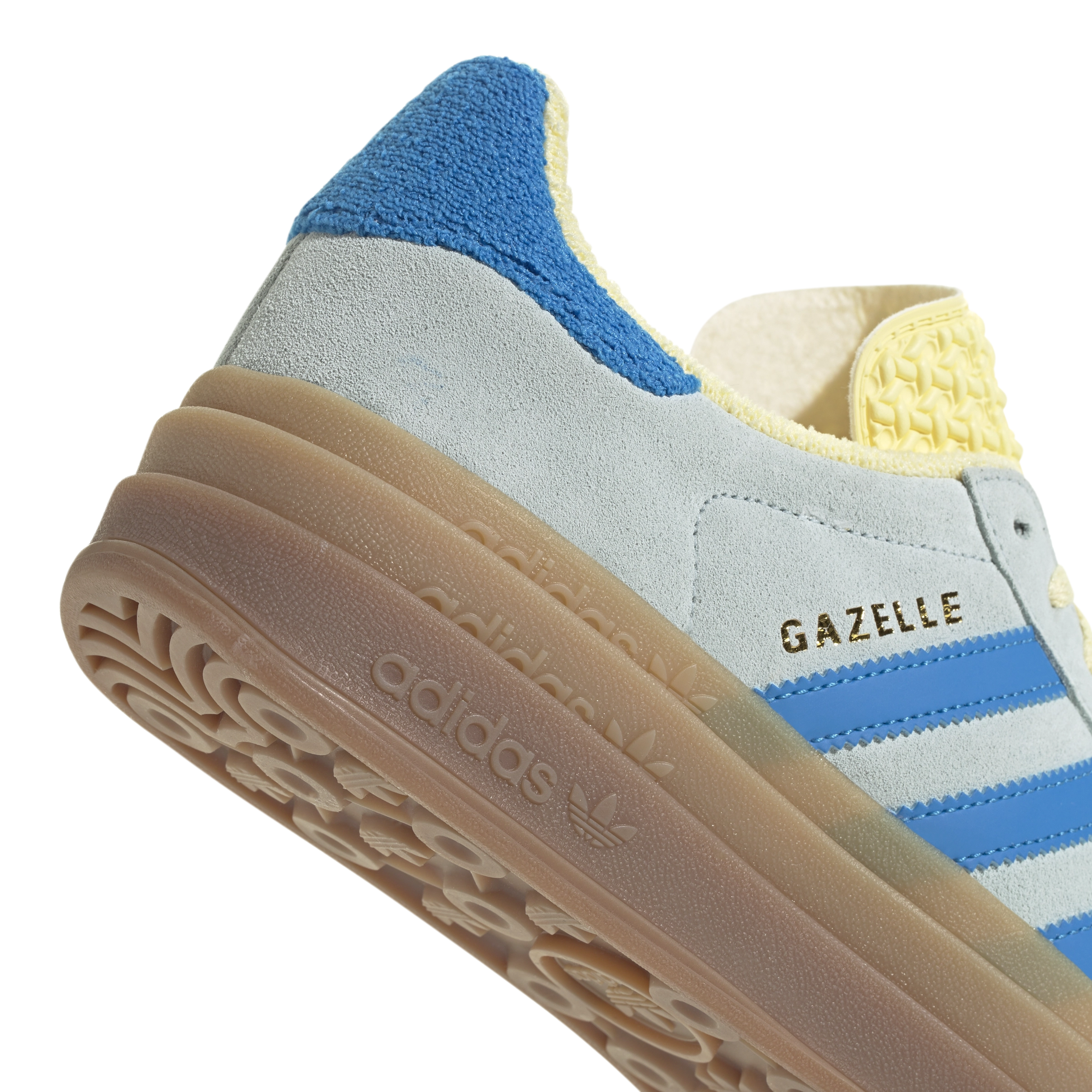 Wmns Gazelle Bold 'Almost Blue Yellow'